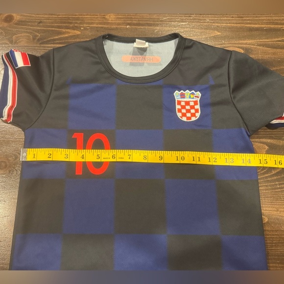 Croatia Luka Modrić' Kids Soccer Football Jersey - Picture 6 of 7